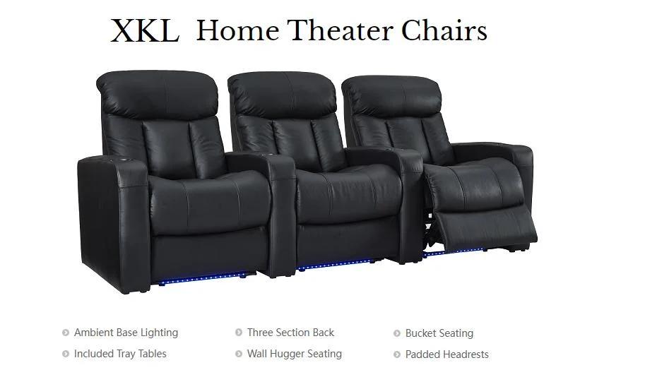 Home Theater Chair with Multifunctional Recliner for Living Room Sofa