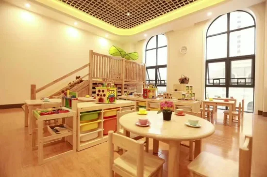 Mesa infantil para móveis escolares, mesa de sala de aula para jardim de infância, mesa de estudo retangular de madeira para crianças pré-escolares