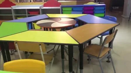 Móveis de madeira para estudantes de jardim de infância para crianças para escola/sala de aula com Ce/RoHS