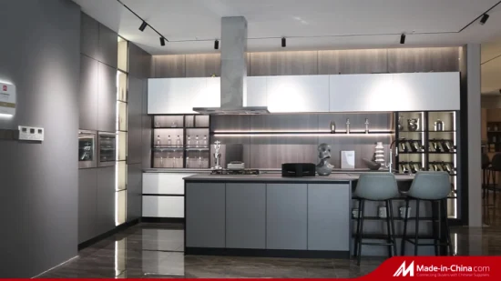 Armário de cozinha ao ar livre modular de aço inoxidável 304 de metal PA design moderno para casa jardim churrasco