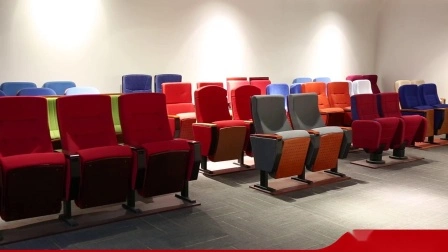 Móveis de metal escolar Cadeira de teatro de conferência Cinema Cadeira de auditório com pernas móveis, assento de auditório, cadeira de auditório barata, assento de auditório (YA-12)